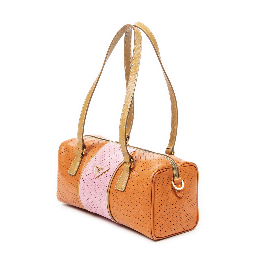 Prada Mini Perforated Boston - Picture 7 of 9